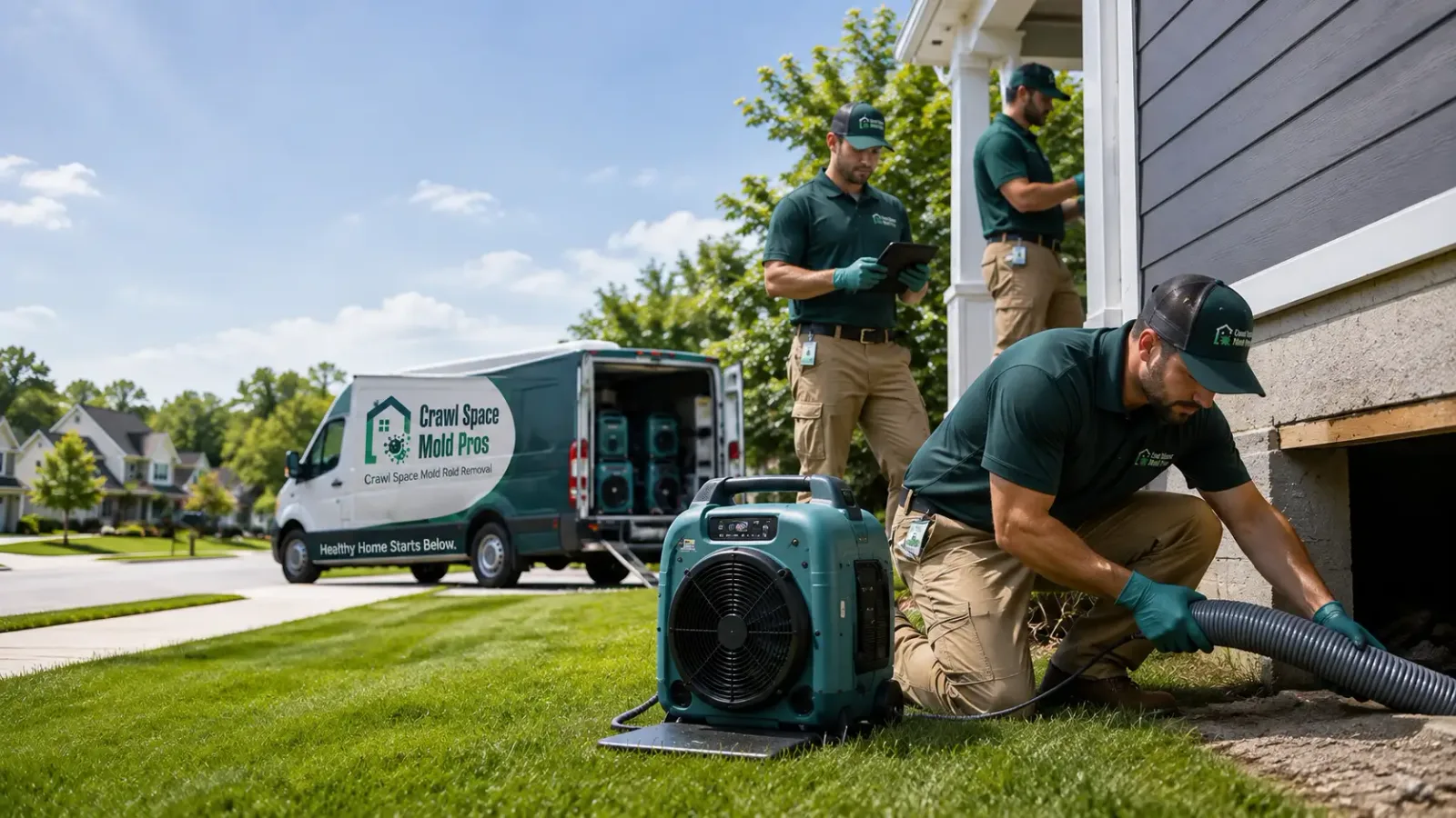 Crawl Space Mold Removal in Bristol, NH